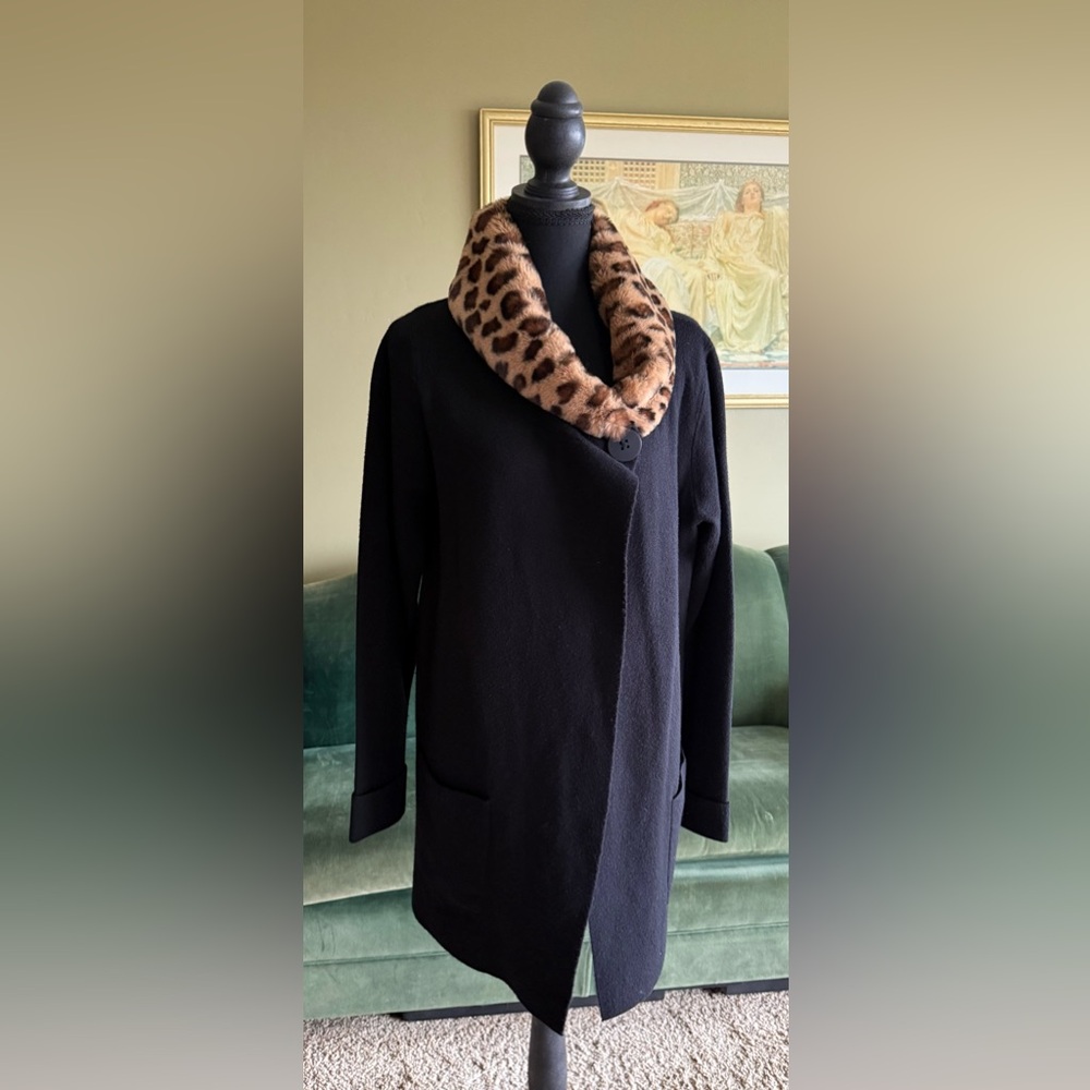 Jones New York sweater coat.